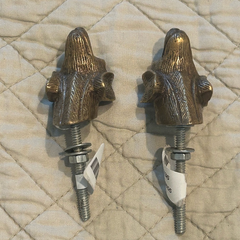 Vintage Anthropologie Dog Head Drawer Knobs - Picture 3 of 9